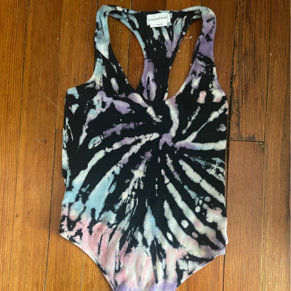 tie dye bodysuit